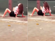 Tin tức - Cô gái say rượu đến mất kiểm soát, "ân ái" với cột điện khiến người đi đường choáng nặng