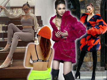 Trăm kiểu thời trang phang thời tiết của sao: se lạnh mặc hở hang, khoác áo lông giữa trời nóng