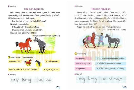 Truyện Hai Con Ngựa trong sách giáo khoa Tiếng Việt lớp 1 gây tranh cãi: Nguyên tác viết gì? - 1