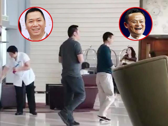 Sau tin xuống tay với vợ, chồng Triệu Vy vui vẻ bên nhân vật khủng này