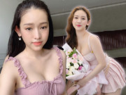 Thời trang - Sau thời gian mặc kín đáo, hot girl thị phi Thúy Vi lại tiếp tục o ép vòng một
