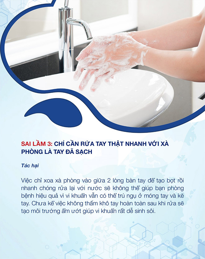3 sai lầm thường gặp xoay quanh việc rửa tay bằng xà phòng làm giảm hiệu quả phòng bệnh - 5