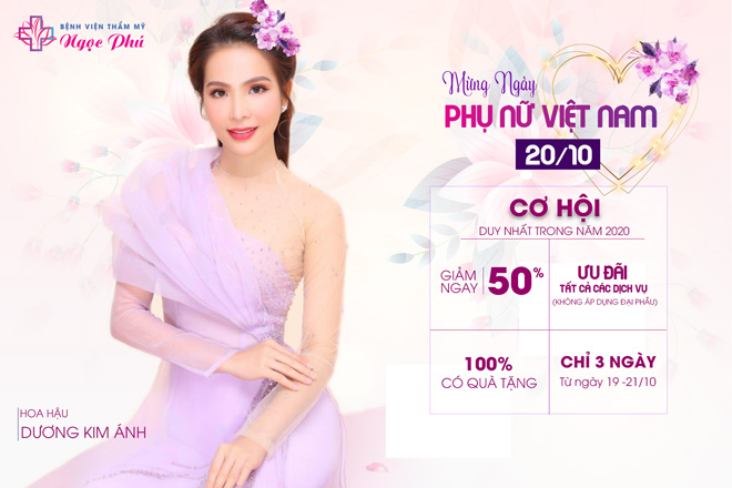 Bệnh viện Thẩm mỹ Ngọc Phú ưu đãi đặc biệt mừng Ngày Phụ nữ Việt Nam - 1