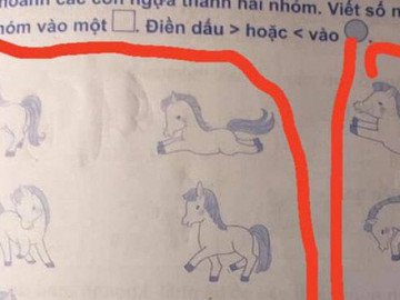 Xuất hiện bài toán lớp 1 xoắn não khiến phụ huynh cãi nhau ỏm tỏi