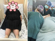 Bà bầu - Khổ sở vạch lớp mỡ dày mổ đẻ cho 9X "tạ rưỡi", đứa trẻ ra đời bác sĩ thở dài