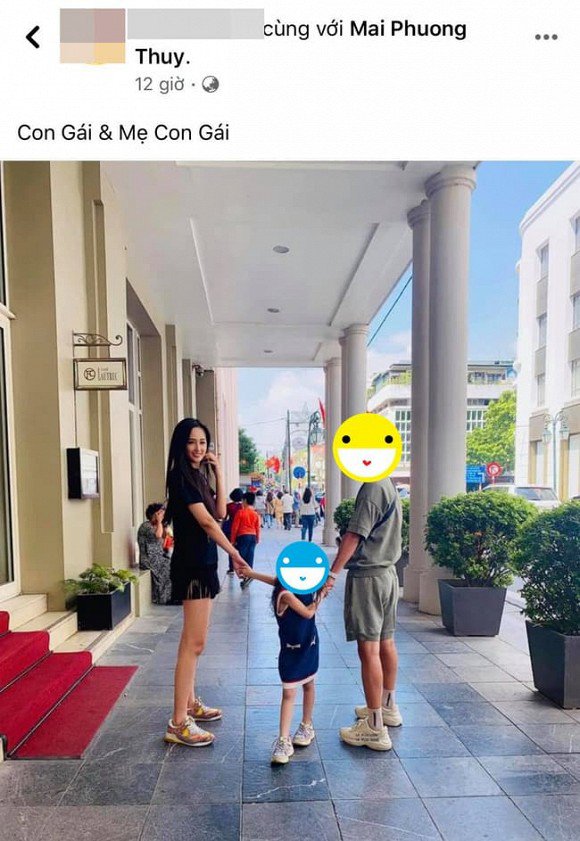 Xuất hiện ảnh Mai Phương Thuý dắt tay bé gái, được gọi là amp;#34;mẹamp;#34; sau tin đồn đã sinh con - 1