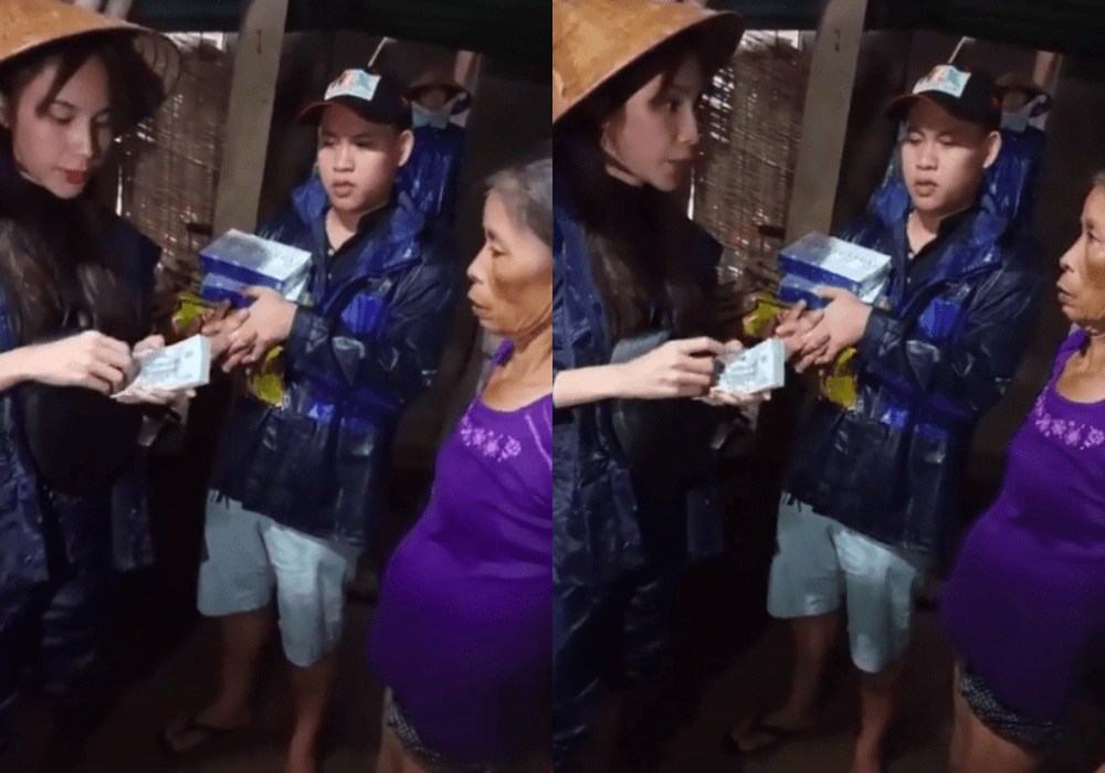 Con gái gào khóc đòi mẹ về khi thấy Thuỷ Tiên lăn xả giữa dòng nước lũ nguy hiểm - 5