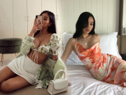 Thời trang - Tiên Nguyễn mặc đẹp đã đành, chị em họ của cô cũng có gout thời trang sang chảnh không kém