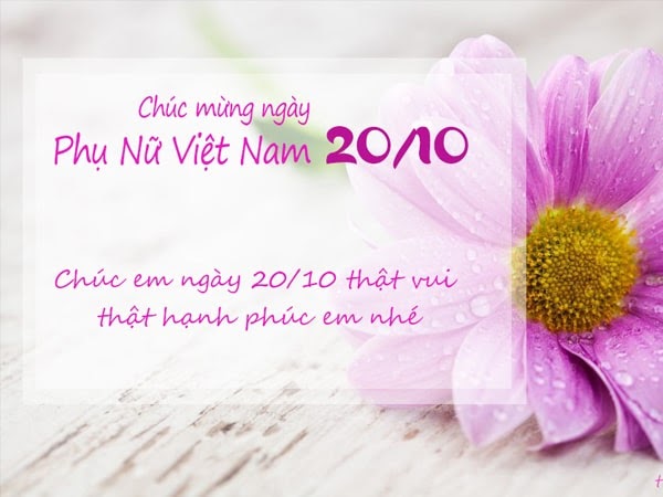 30 tấm thiệp 20/10 chúc mừng ngày phụ nữ Việt Nam đẹp và ý nghĩa nhất - 16