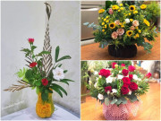 Nhà đẹp - Mẹ Việt tự tay cắm hoa 20/10, nhìn đến ảnh chim công, dân mạng thốt lên “nức nở”