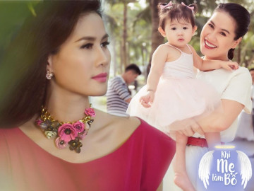 Tuổi 41 đơn thân sang Mỹ đẻ, Thân Thúy Hà lần đầu hé lộ mối tình với bố bé