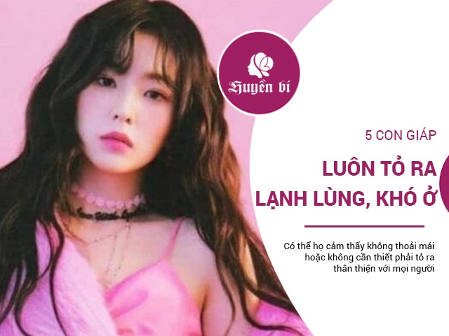 5 con giáp luôn tỏ ra lạnh lùng, chưng gương mặt khó ở đi muôn nơi