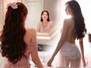 Thời trang - Mặc nội y trong suốt gợi cảm, hotgirl từng bị nghi hẹn hò Bùi Anh Tuấn làm CĐM "bỏng mắt"