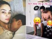 Bà bầu - Hà Hồ sắp đến ngày lên bàn đẻ, Kim Lý cặm cụi ngồi sửa soạn đồ sơ sinh cho con