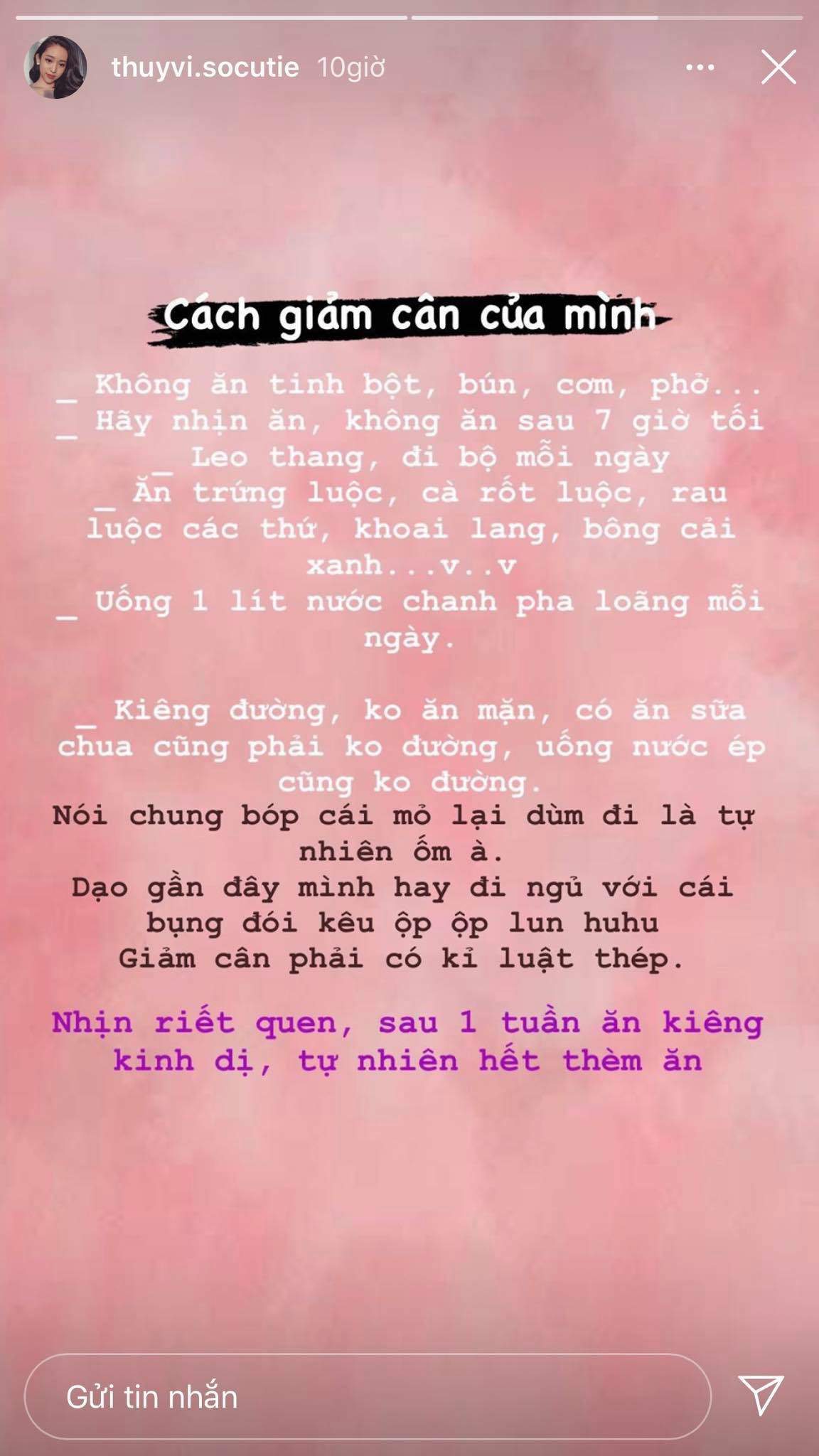 Lót dép hóng Thúy Vi giảm liền 7kg, nhịn ăn liền 1 tuần có nên học theo? - 9