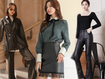 Nắm được những bí quyết này, nàng diện đồ da đảm bảo sành điệu, không lo bị thành thảm họa