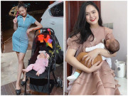 Bà bầu - Hội các nàng Wags Việt sau sinh: Ai cũng hóa mỹ nhân, chỉ một người mãi vẫn mập