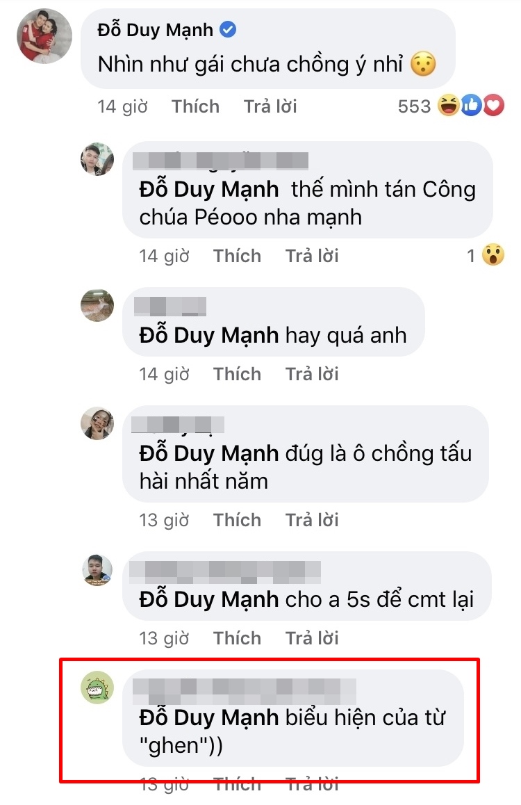 Quỳnh Anh đăng ảnh amp;#34;mát mẻamp;#34; sau sinh, ngay lập tức Duy Mạnh vào nịnh vợ không tiếc lời - 3