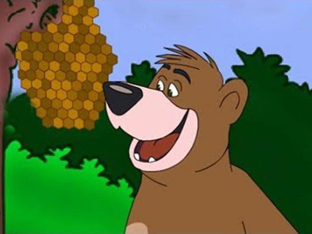 Truyện cổ tích tiếng Anh: The Bear and the Bees - Con gấu và bầy ong