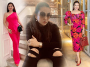 Thời trang - Vợ đại gia của Bình Minh ngày thường theo style “bánh bèo”, nay mặc quần rách trẻ hơn cả chồng