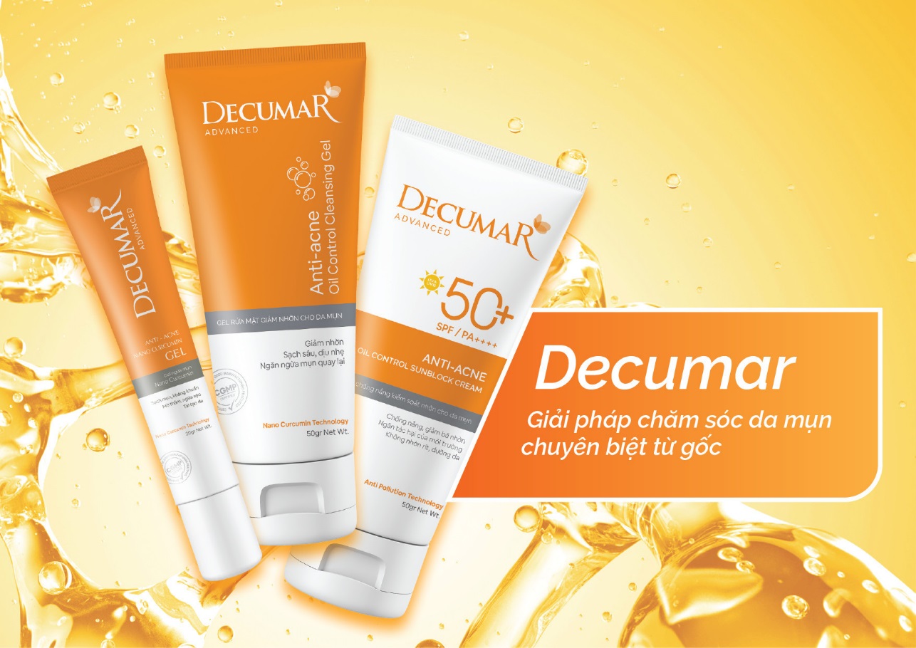 “Hạ gục” mụn, thâm, sẹo siêu đơn giản với Decumar Advanced - 1