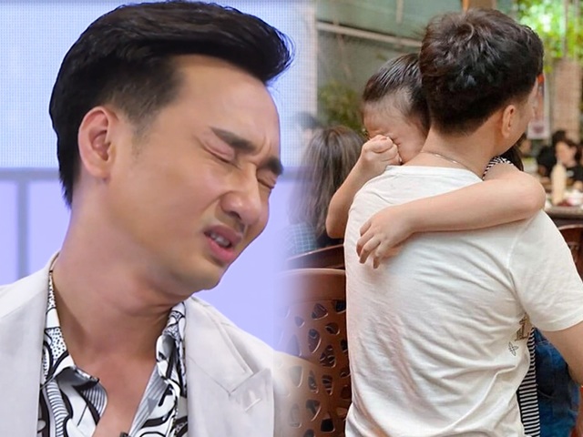 Lấy vợ hai và có con sinh đôi, MC Thành Trung khóc khi con riêng ước bạn trai giống ba