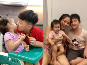 Làm mẹ - Con trai riêng Lê Phương hôn môi em gái cùng mẹ khác cha, dân mạng nói “Đừng nên”