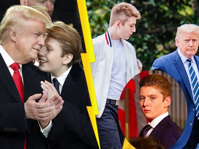 Hoàng tử Nhà Trắng Barron Trump gây bão với chiều cao hơn 2m, 14 tuổi trổ mã tài tử