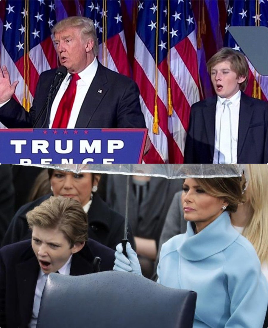 amp;#34;Hoàng tử Nhà Trắngamp;#34; Barron Trump gây bão với chiều cao hơn 2m, 14 tuổi trổ mã tài tử - 1