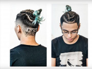 Làm đẹp - Những kiểu tatoo tóc nam đẹp đơn giản chất nhất hiện nay
