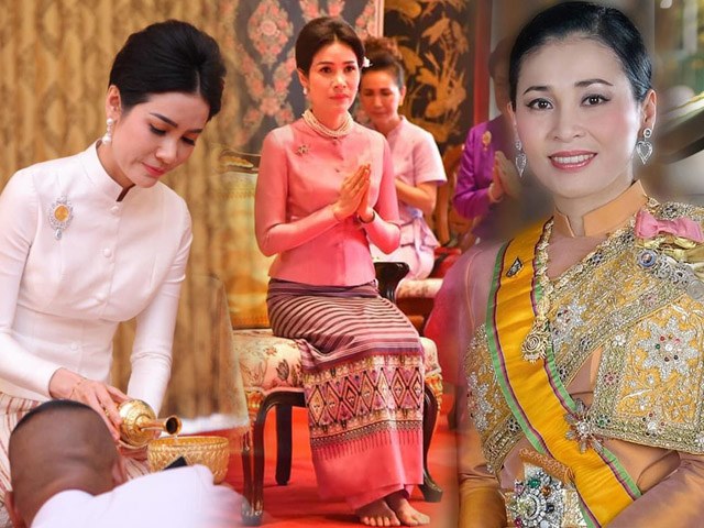Hoàng quý phi Thái Lan phục chức, so kè nhan sắc một chín một mười với Hoàng Hậu