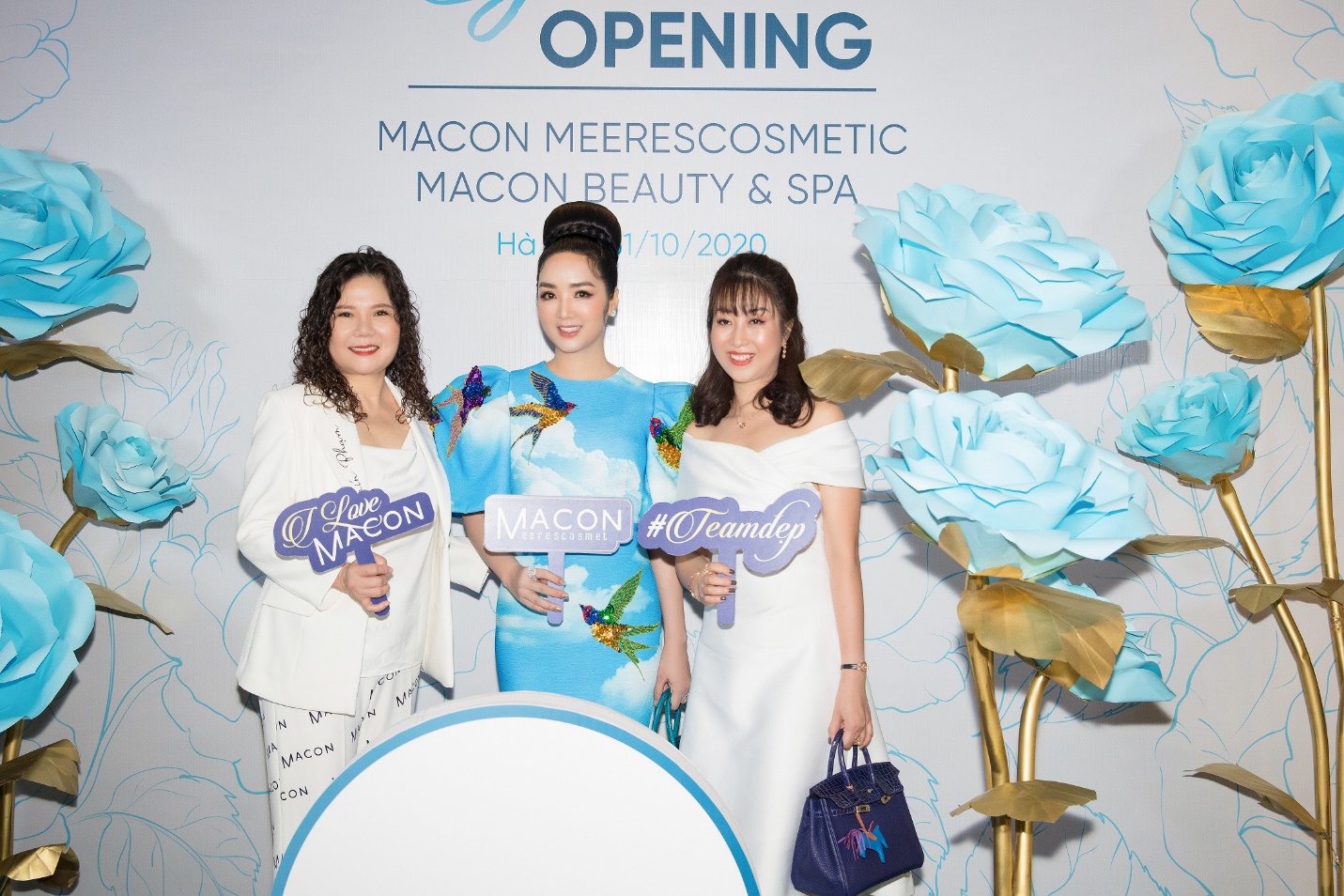 HH Đền Hùng Giáng My và NSƯT Trung Hiếu dự khai trương trung tâm làm đẹp Macon Beauty amp;amp; Spa - 4