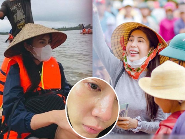 Thủy Tiên đăng ảnh khóc mắt sưng húp hậu ồn ào từ thiện
