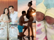Làm mẹ - Kỳ diệu 2020: Showbiz Việt 4 nhà trúng độc đắc sinh đôi, cặp song sinh nhà Hà Hồ quá nổi