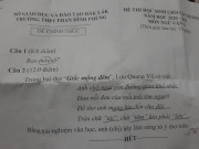 Tin tức - Đề văn lạ chỉ vỏn vẹn 3 từ khiến dân mạng vừa than khó vừa gật gù khen hay