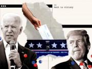 Tin tức - Bầu cử Mỹ: Bang Wisconsin bất ngờ đổi màu từ hồng sang xanh nhạt, ông Biden thêm hy vọng