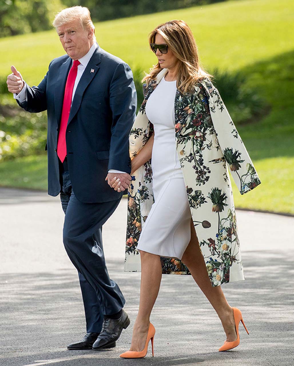 Làm vợ tổng thống Mỹ, đệ nhất phu nhân Melania Trump nghiện giày gót nhọn - 6