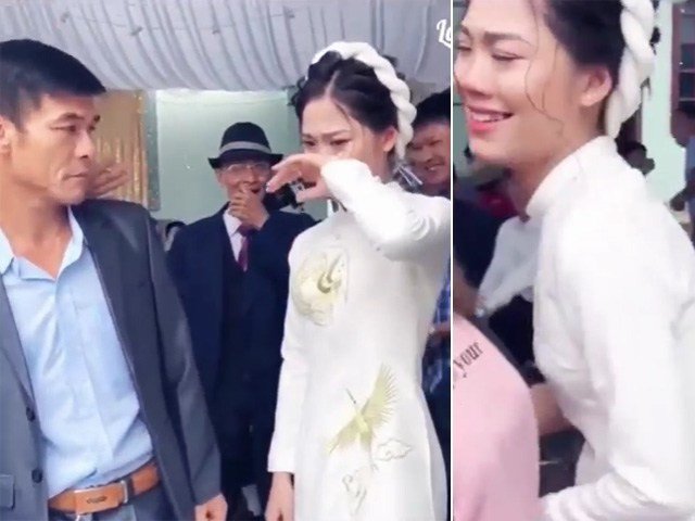 Cô dâu mè nheo đòi bố ở lại sau đám cưới, ông bố nói một câu không đỡ nổi