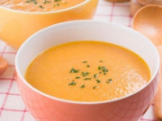 Làm mẹ - Cách nấu cháo bí đỏ cho bé ăn dặm ngon đủ dinh dưỡng lại dễ làm