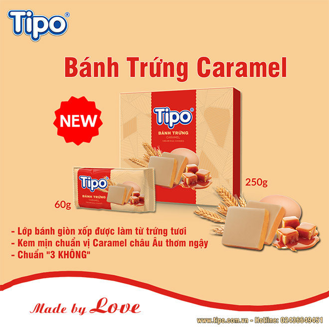 Bánh trứng nướng Tipo vị caramel amp;#34;gây sốtamp;#34; mạng xã hội có gì hot? - 6