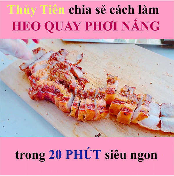 Đảm đang như Thuỷ Tiên: Làm món heo quay da giòn chỉ trong 20 phút! - 3