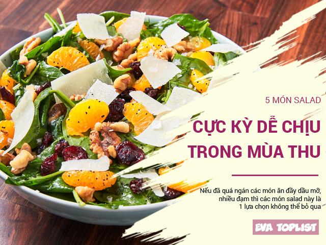 5 món salad thanh mát ăn cực kỳ dễ chịu trong mùa thu