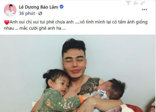 Lê Dương Bảo Lâm đòi kết thông gia với Hồ Ngọc Hà, bắt chước cảnh Kim Lý bế con - 2