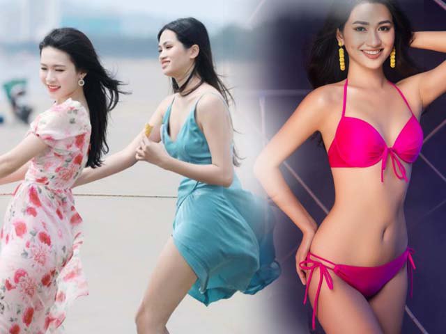 Chỉ một khoảnh khắc kéo lưới, thí sinh Hoa hậu Việt Nam gây sốt với body thần vệ nữ