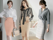 Thời trang - Áp dụng mấy chiêu "lên đồ" sành điệu với chân váy bút chì, chị em công sở không lo nhạt