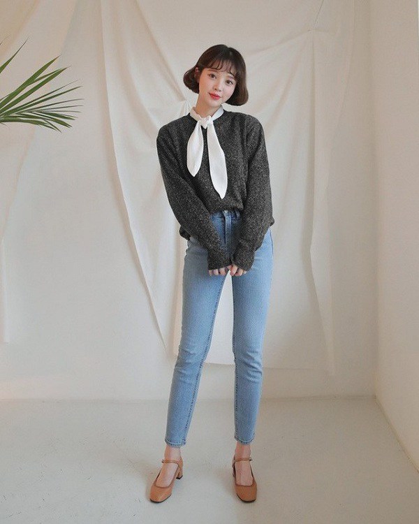 Sao Hàn diện kiểu quần jeans tưởng lỗi mốt mà vẫn đẹp lạ, nàng nhìn là muốn học theo ngay - 13
