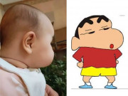 Làm mẹ - Cậu bé có đôi má phi thực tế gây cười nhưng khi quay mặt lại, người mẹ rất lo lắng