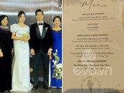 Bếp Eva - Đám cưới bảo mật chốn xa hoa của Công Phượng: Thực đơn giản dị, vỏn vẹn 6 món