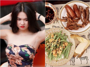 Bếp Eva - Trên mạng khoe đi ăn sang chảnh, không ngờ ở nhà Ngọc Trinh ăn uống cực đạm bạc