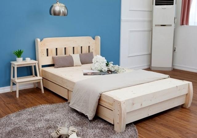 Giường đơn kích thước 1m2 x 2m